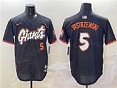 Men's San Francisco Giants #5 Mike Yastrzemski Anthracite 2025 City Connect Limited Stitched Jersey,baseball caps,new era cap wholesale,wholesale hats